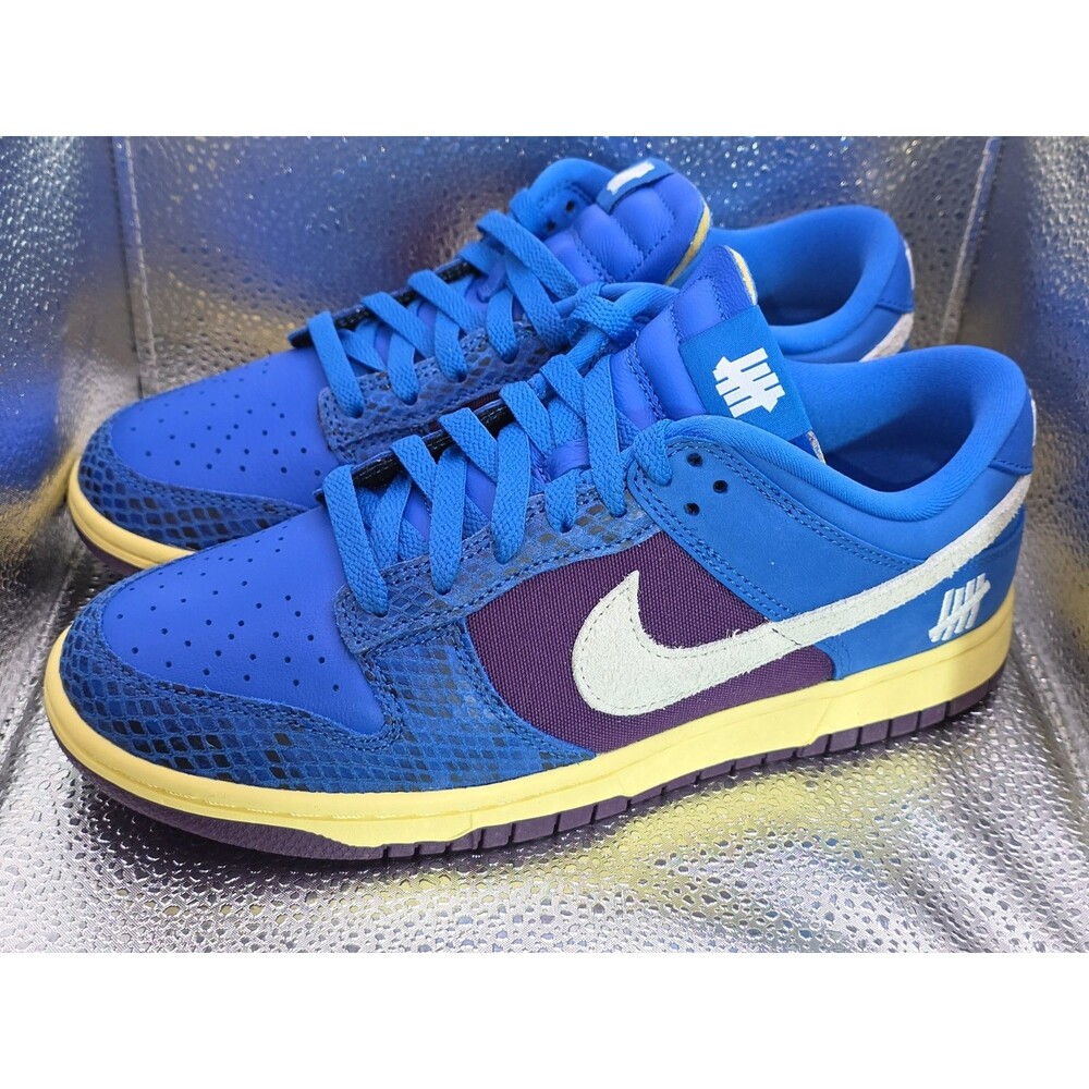 Nike Dunk Low Undefeated 5 On It Dunk vs. AF1 DH6508-400 Signal Blue size 8